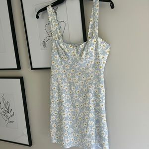 Daisy Blue Flattering Dress